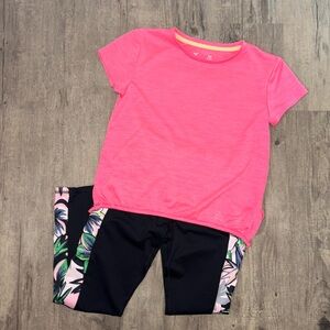 Adidas leggings and Xersion Top